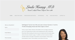 Desktop Screenshot of lindahuangmd.com